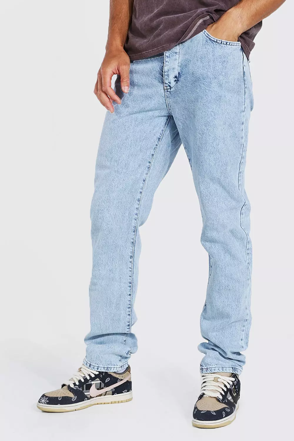 Mens long 2025 leg jeans